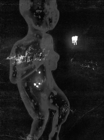 Instant.001 — a ghostly luminous figure with a small sheep icon.
